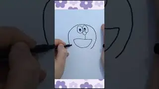 How to Draw Doraemon #shortsfeed #doraemon