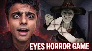 Playing Eyes Horror Game Enemy Witch😨