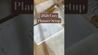 the 2026 planner inserts are out, so it&rsquo;s time for a refresh!!🤎