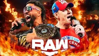 JOHN CENA vs JEY USO 🔥 WWE RAW EPIC MATCH | FULL GAMEPLAY