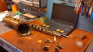 Saxophone Repair Tip: Shellac Bed in Deep Key Cups