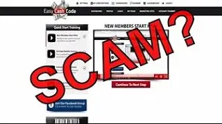 SCAM ALERT - Easy Cash Code - What they aren't telling you!