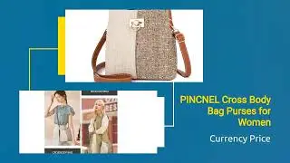 PINCNEL Cross Body Bag Purses for Women - with Adjustable Shoulder Strap, Multiple Pockets