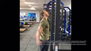 Jumping PULLUPS and chin ups and negative pull ups