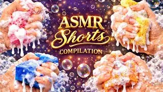 ASMR Sponge Squeezing Shorts Compilation 🫧 | Ultra Satisfying Foam Suds & Clean Sounds