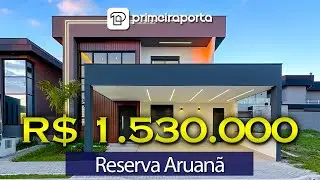 Casa Incrível no Reserva Aruanã com lindo projeto de iluminação, toda automatizada, vem conhecer!
