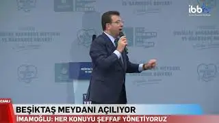 İstanbul’a yeni bir meydan kazandırdık. Beşiktaş Barbaros Meydanı çok güzel oldu.
