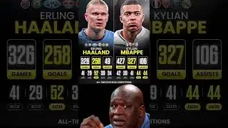 HAALAND vs KYLIAN MBAPP&Eacute; ALL-TIME STATS&hellip; 🤯 Who will have a better career when they both retire? 🤔