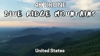4K Drone Blue Ridge Mountains | USA
