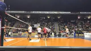 Volleyball Bundesliga Spielszenen BR Volleys gegen TV Rottenburg am 28.11.2015