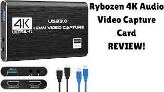 Rybozen 4K Audio Video Capture Card REVIEW!