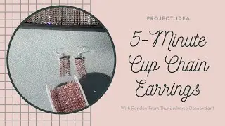 5 Minute Cup Chain Earrings with Randee From Thunderhorse Descendant