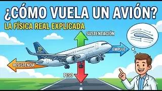 Cómo vuela un avión (en 5 minutos)