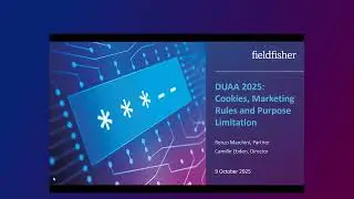 Серия вебинаров DUAA 2025: Эпизод третий &mdash; Файлы cookie, правила маркетинга и ограничение целей