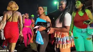 Africa Single Girls Night Paradise 🔥 | Ghana Kumasi Nightlife After Dark 🇬🇭