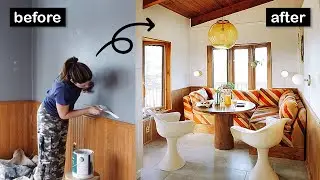 COMPLETE dining nook makeover *on a budget*