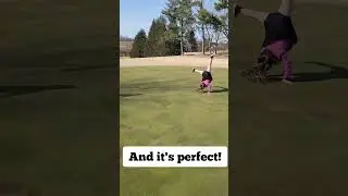 I was paired with unruly golf partners! #golf #dadlife #golfing #kids #golflife #funny #shorts