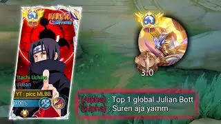 KASIH PAHAM TOP 1 GLOBAL ALPHA SONGONG‼️ JULIAN X ITACHI FULL GAMEPLAY‼️