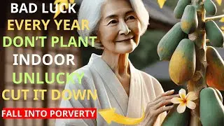 12 Trees You Poor or Bring Outdoors, Bad Luck, Blocking Wealth! Remove Them Now/ Buddhist Teachings