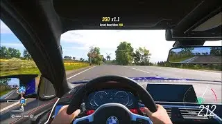 Forza Horizon 4 - BMW M5 2018 - Cockpit View Gameplay (HD) [1080p60FPS]