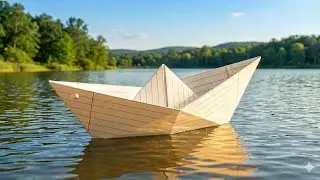 How to Make a Floating Paper Boat | Easy Origami Paper Boat | Lohit creation