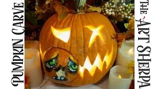 LIVE Pumpkin carving and a chance to Win a Set of carving tools for Friday the 13th | TheArtSherpa