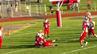 #15 Zach Borisch Braves football braves VS Prosser