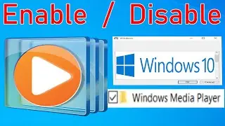 How to Disable or Enable [Windows 7 Media Player] Service on Windows 10