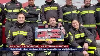 Etg - Da Como a Pordenone, il viaggio della letterina di Natale. desiderio esaudito