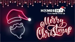 Merry Christmas from Homes247.in | Christmas Whatsapp Video| Animated Christmas 2020