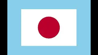Japan, Draw Flag of Japan using Python Turtle Graphics