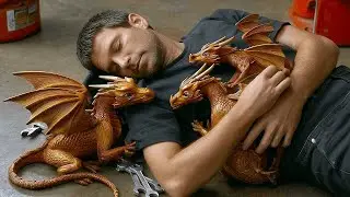 The Dragon Hatchlings Disappeared for Weeks—Until They Were Found on a Mechanic’s Chest   HFY Sto