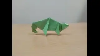 How To Make A Paper Origami Chameleon Easy