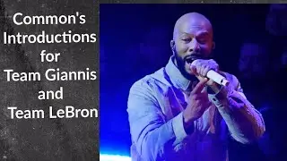 Common&rsquo;s Player Introductions For Team Giannis and Team LeBron | All-Star 2020 |