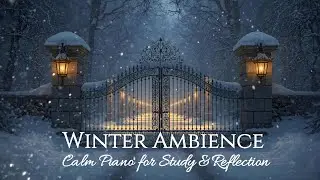 Snowy Manor Gate &ndash; Calm Piano & Winter Ambience ❄️