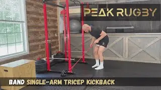 How to Do the Band Single-Arm Tricep Kickback | Arm Isolation + Elbow Stability