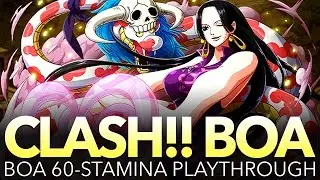 CLASH!! BOA HANCOCK 60-STAMINA PLAYTHROUGH! (One Piece Treasure Cruise - Global)