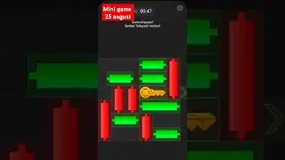 hamster kombat mini game 25 august: mini game solved : solved puzzle game #hamsters #shorts #puzzle