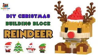 Detailed Instructions | DIY Christmas Building Block Set -  Reindeer(W1407)