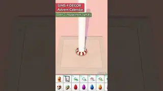 Sims 4 Winterfest Decor Advent Calendar - Day 3: Peppermint Spirals (no CC/yes TOOL) - Speed Build