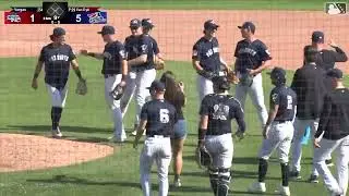 Yankees AA club Somerset celebrates winning the Eastern League Northeast Division | MiLB Highlights