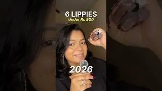 Lipsticks under *Rs 500* | 2026 approved #affordablemakeup #makeup #lipstickunder100 #lipstick