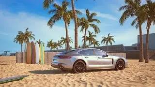 The sound of the Panamera 4S - visualized by CGI artist Chris LaBrooy