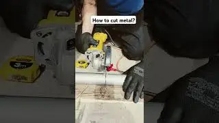 how to cut this metal #cuttingskills #cuttingmetal