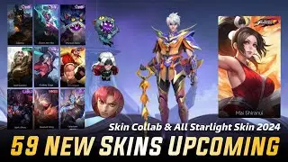 MOBILE LEGENDS ALL UPCOMING SKINS 2024 - NEW KOF SKIN PART 3 - ALL STARLIGHT SKIN 2024