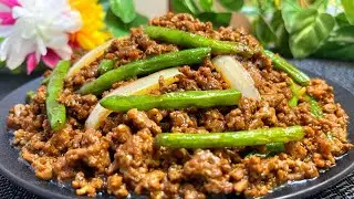 Easy Ground Beef & Green Beans in Oyster Sauce &ndash; Dinner in 15 Minutes!