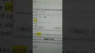 как заменить одно слово в microsoft word #word #replace #change