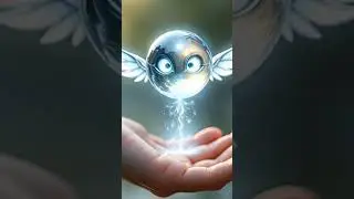 Glass Creature Floating on My Hand 🔮 | Mesmerizing & Unreal!