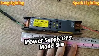 Power Supply 12V 5A Model Slim