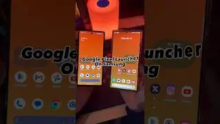 Google Pixel Launcher On Samsung 🧡 #shorts